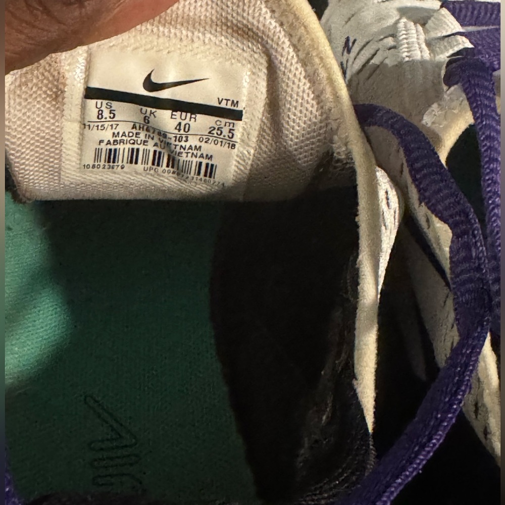 Nike WMNS Air Max 270 White Black Teal Purple - Picture 4 of 8